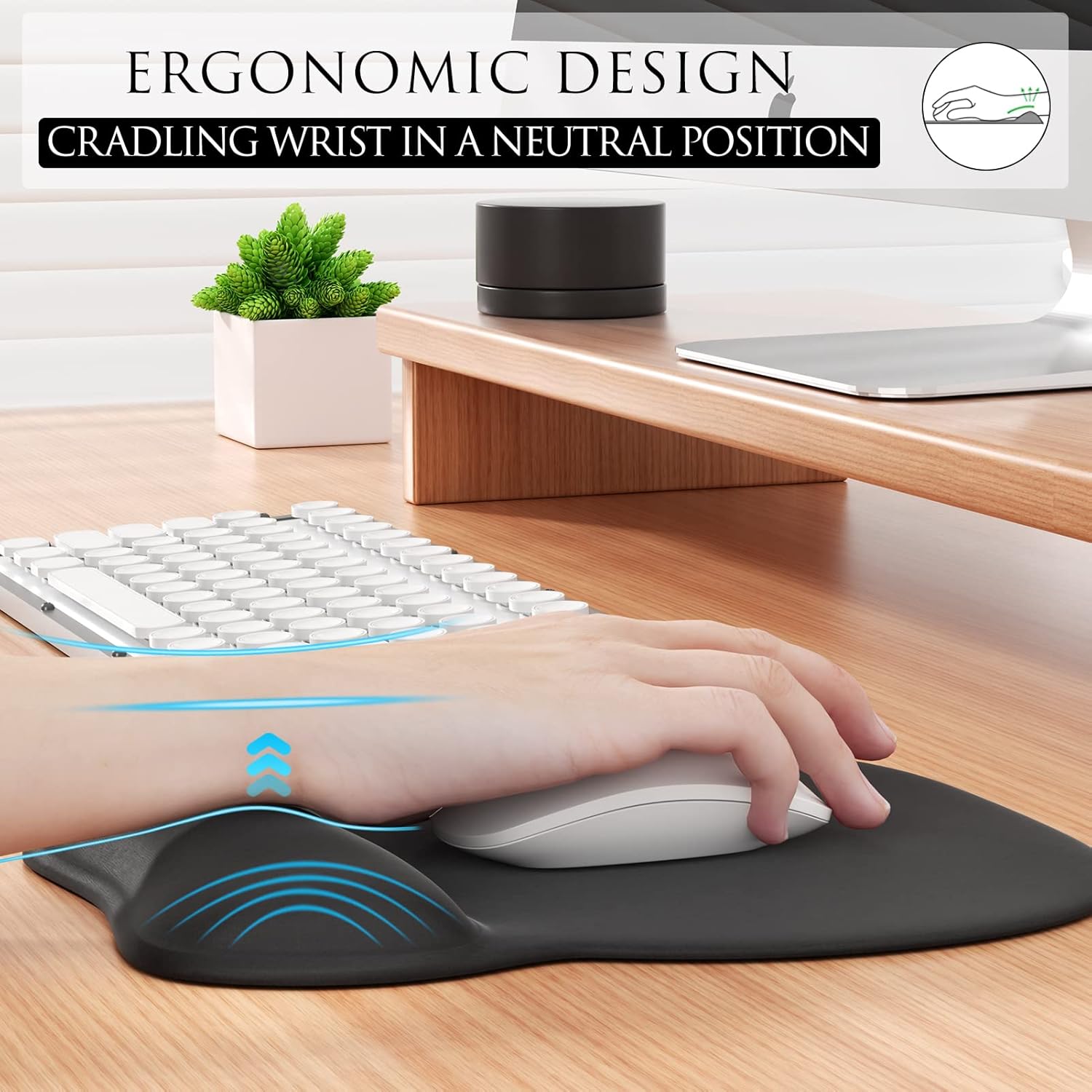 Ergononic Menory Foan Mouse Pad01 3