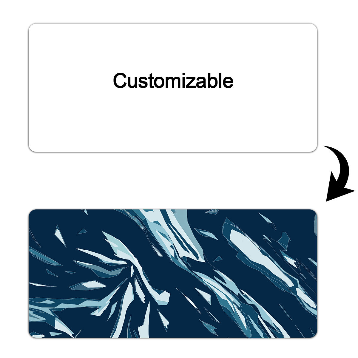 Large Extended blank Gaming Mouse Pad 3