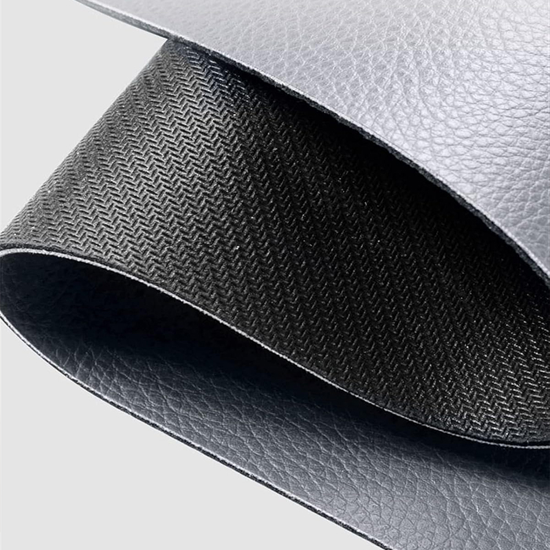 Round PU Leather Desk Chair Mat 5