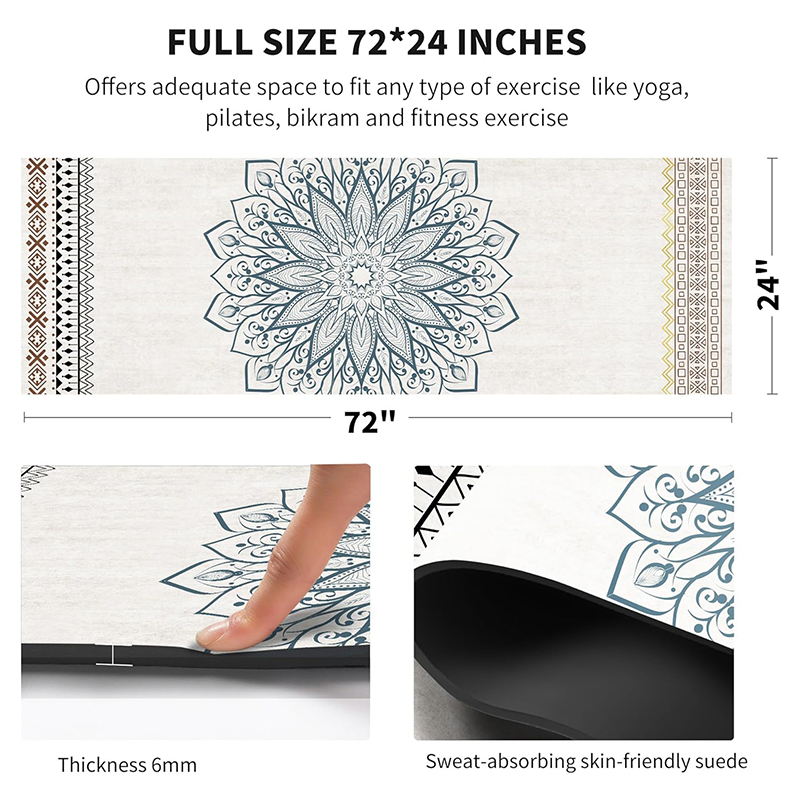 Suede yoga mat 2