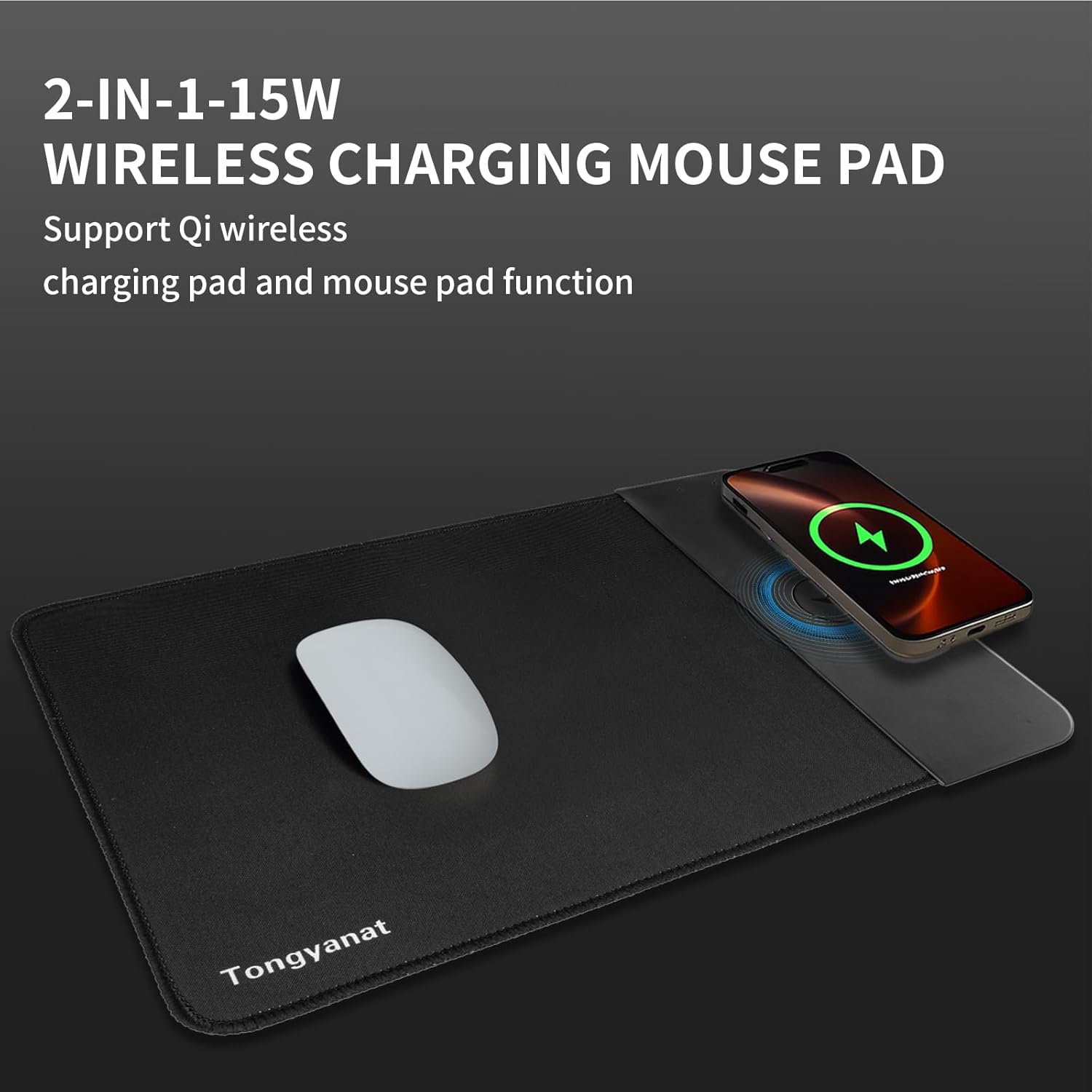 Wireless Charging Mouse Pad 5