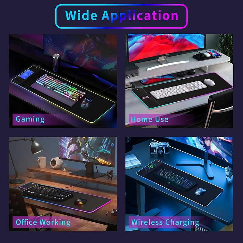 Wireless Charging RGB Mouse Pad 2
