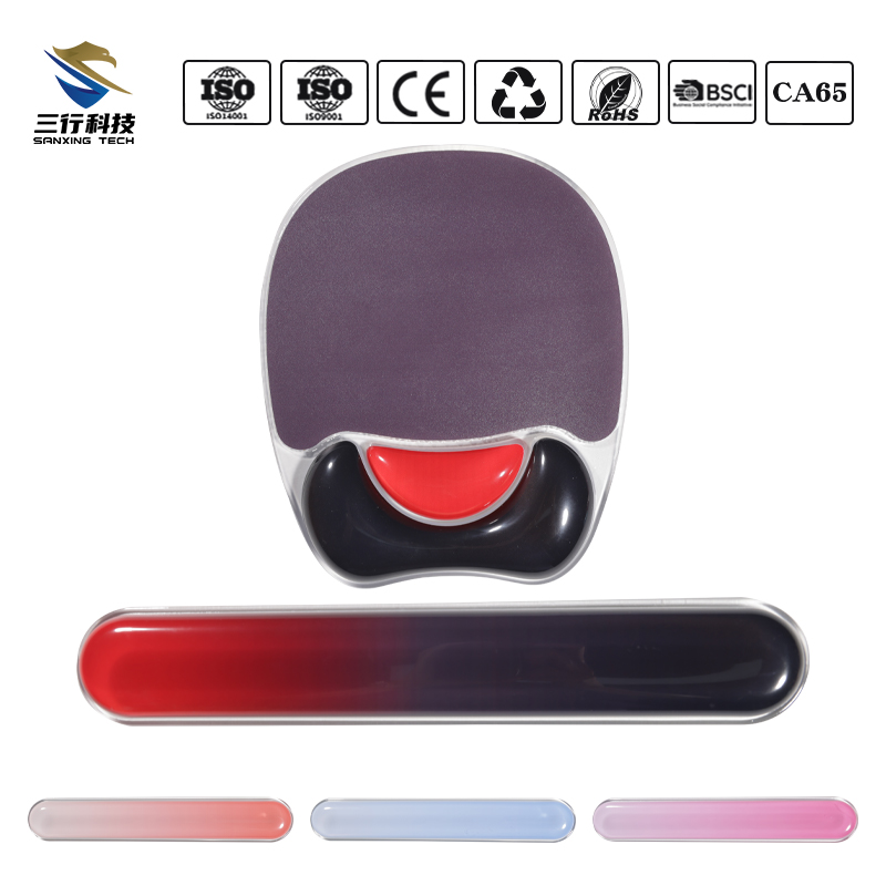 Customized Ergonomic Mouse Pad with Wrist Rest& Keyboard Wrist Rest,
