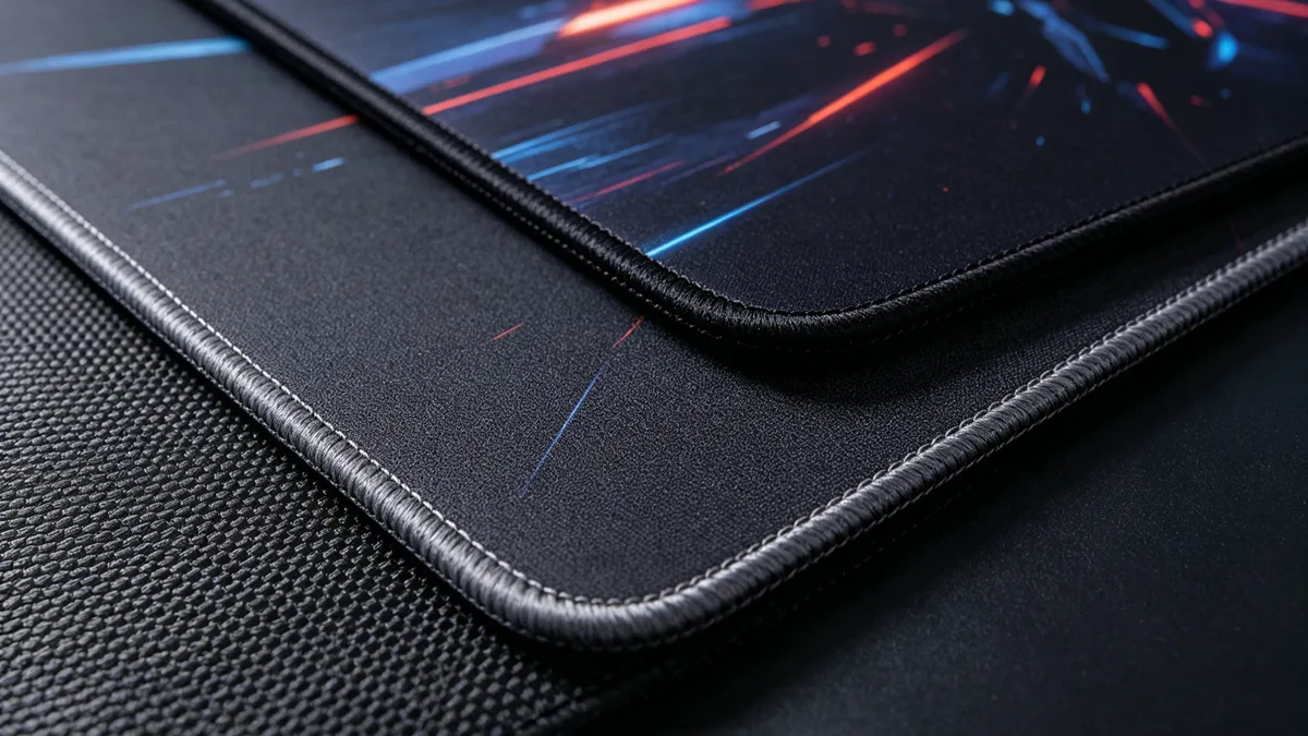 close up of several gaming mouse pads