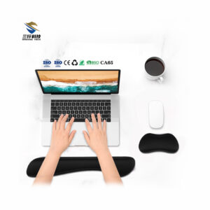Ergonomic Memory Foam Wrist Rest Set for Office