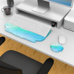 Ergonomic Soft Memory Foam Wrist Rest for Keyboard and Mouse